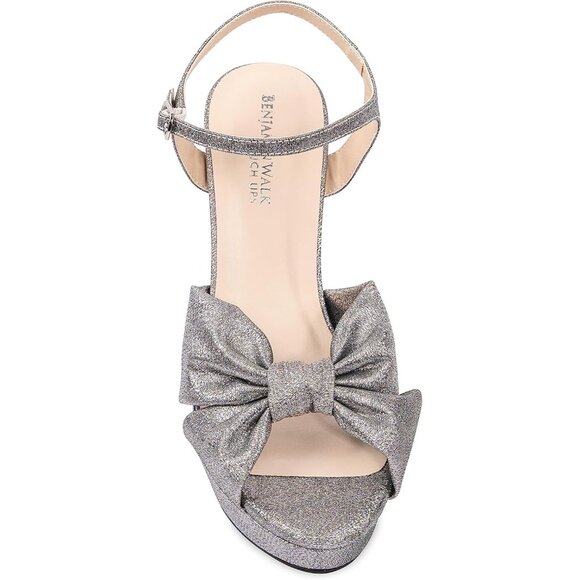 Touch Ups Women's Sailor Heeled Sandal Benjamin Walk Size 9M Pewter - Picture 4 of 9